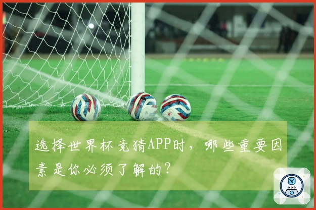 选择世界杯竞猜APP时，哪些重要因素是你必须了解的？