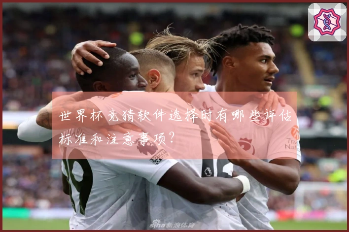 世界杯竞猜软件选择时有哪些评估标准和注意事项？